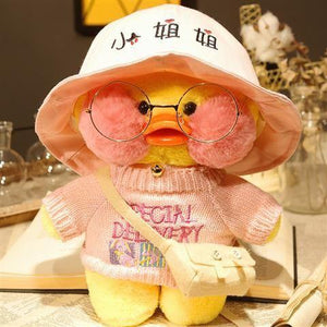 Planet Gates 26 30CM Pink LaLafanfan Kawaii Cafe Mimi Yellow Duck Plush Toy Cute Stuffed Doll Soft Animal Dolls Kids Toys Birthday Gift for girl