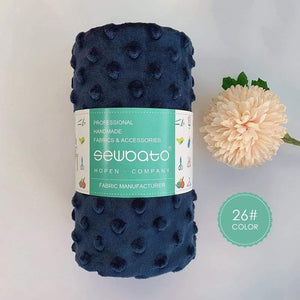 Planet Gates 26 / 70x100cm 70x100cm Minky Fabric For Sewing 30 Colors Super Soft Minky Dot Plush Fabric Eco-Friendly Polyester Handwork Fabric