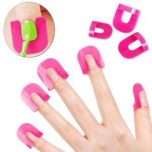 Planet Gates 26 Pcs/lot Nail Polish Edge Anti-Flooding Plastic Template Clip Manicure Tools Set