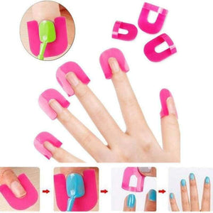 Planet Gates 26 Pcs/lot Nail Polish Edge Anti-Flooding Plastic Template Clip Manicure Tools Set