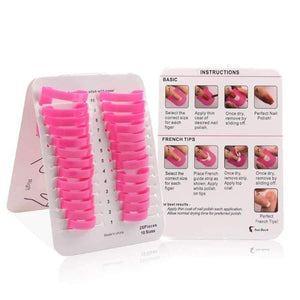 Planet Gates 26 Pcs/lot Nail Polish Edge Anti-Flooding Plastic Template Clip Manicure Tools Set