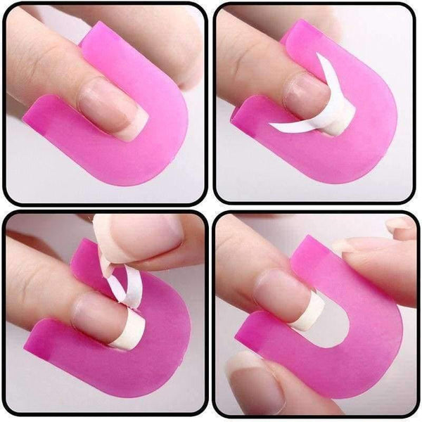 Planet Gates 26 Pcs/lot Nail Polish Edge Anti-Flooding Plastic Template Clip Manicure Tools Set