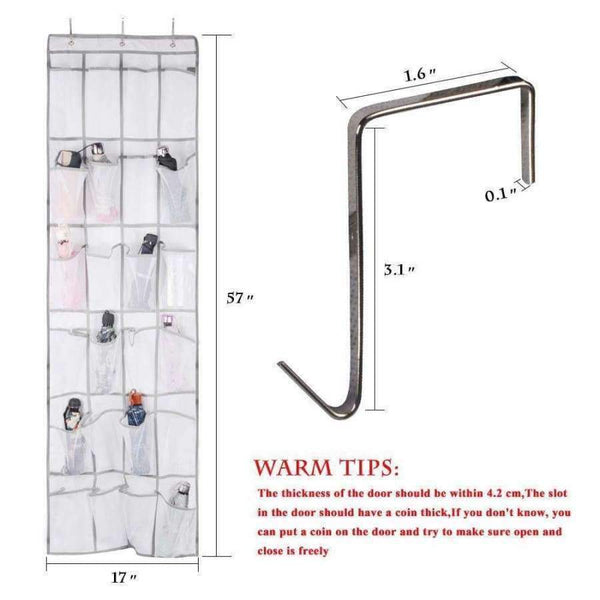 Planet Gates 26 Pockets Hanging Shoe Storage Organizer Shelf Shoes Holder Organizer Rack Space Saving Organizador De Zapatos