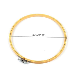 Planet Gates 26cm 10-36cm DIY Embroidery Hoop Tool Art Craft Cross Stitch Chinese Traditional Circle Round Bamboo Frame Sewing Manual Accessories