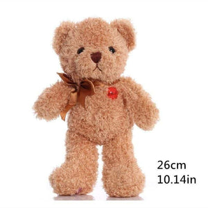 Lovely Soft Teddy Bear Plush Toy Stuffed Animals Accompany Toy Playmate Doll PP Cotton Kitds Toys Christmas Birthday Gifts