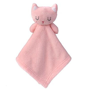 Planet Gates 26CM / TH033-pink cat Baby Plush Stuffed Toys Cartoon Bear Bunny Soothe Appease Towel Appease Doll For Newborn Soft Comforting Towel Sleeping Toy Gift