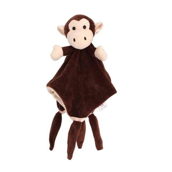 Planet Gates 26CM / TH057-Brown monkey Baby Plush Stuffed Toys Cartoon Bear Bunny Soothe Appease Towel Appease Doll For Newborn Soft Comforting Towel Sleeping Toy Gift