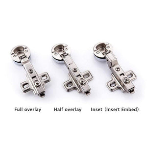 26mm Cups Mini Glass Hinge Damping Hydraulic Buffer Glass Furniture Wine Cabinet Display Cabinet Door Aircraft Hinges 1PCS
