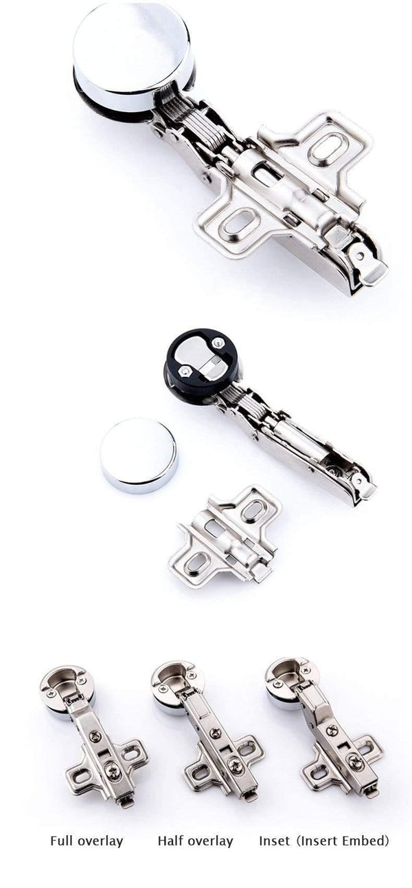 26mm Cups Mini Glass Hinge Damping Hydraulic Buffer Glass Furniture Wine Cabinet Display Cabinet Door Aircraft Hinges 1PCS