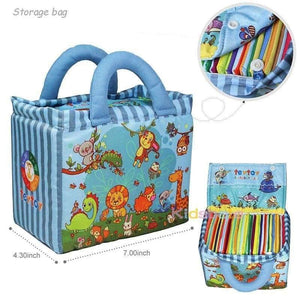 Planet Gates 26PCS cards Baby Early Learning Toys For Children Alphabet&Letters Montessori Soft Cards Books For Toddlers Activity Baby Toys 0-24 Months