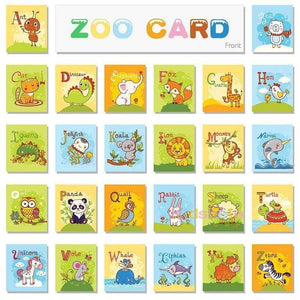 Planet Gates 26PCS cards Baby Early Learning Toys For Children Alphabet&Letters Montessori Soft Cards Books For Toddlers Activity Baby Toys 0-24 Months