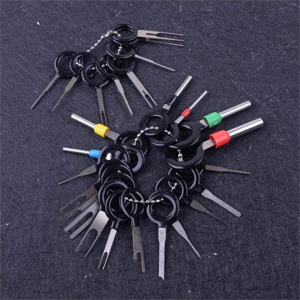 Planet Gates 26pcs/kit ATV Motorcycle Car Wire Terminal Removal Tool Cable Wiring Connector Pin Extractor Puller For Disassemble Automotive