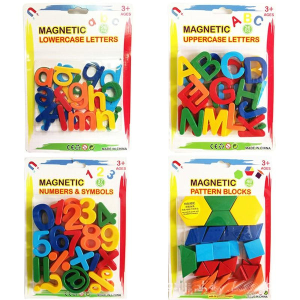 Planet Gates 26pcs Magnetic Learning Alphabet Letters Plastic Refrigerator Stickers Toddlers Kids Learning Spelling Counting Educational Toys