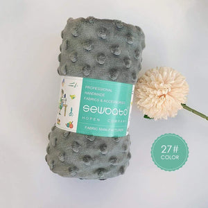 Planet Gates 27 / 70x100cm 70x100cm Minky Fabric For Sewing 30 Colors Super Soft Minky Dot Plush Fabric Eco-Friendly Polyester Handwork Fabric