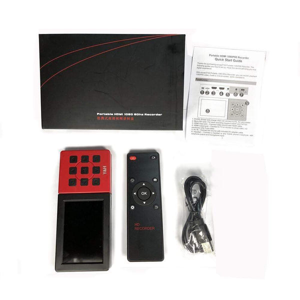 Planet Gates 273A HD Video Recorder Box Portable Game Capture Box with 3.5 Inch LCD Screen 1080P 60fps Game Capture Device