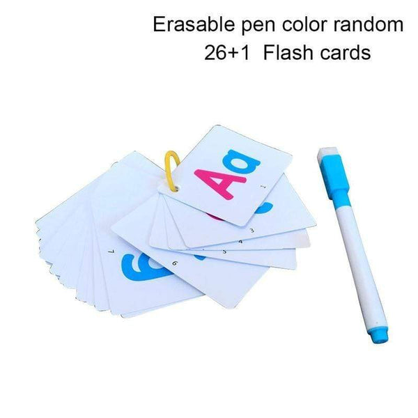 Planet Gates 27Pcs Alphabet Letter Tracing Card Educational Letters Read Write Learning Alphabet With One Pen Preschool Gift