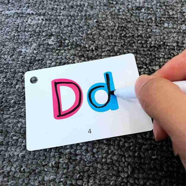 Planet Gates 27Pcs Alphabet Letter Tracing Card Educational Letters Read Write Learning Alphabet With One Pen Preschool Gift