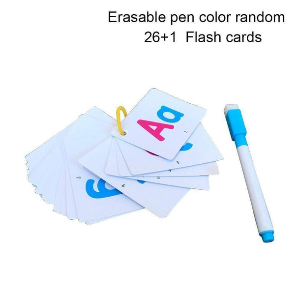 Planet Gates 27Pcs Alphabet Letter Tracing Card Educational Letters Read Write Learning Alphabet With One Pen Preschool Gift