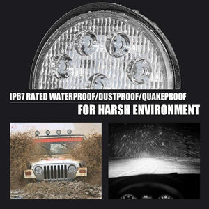 Planet Gates 27W Car Work LED Light Bar 27W 51W 48W Car Light Spot Beam 12v 24v Led For Jeep ATV UAZ SUV 4WD 4x4 Truck Tractor Off-road Spotlight