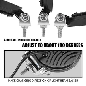 Planet Gates 27W Car Work LED Light Bar 27W 51W 48W Car Light Spot Beam 12v 24v Led For Jeep ATV UAZ SUV 4WD 4x4 Truck Tractor Off-road Spotlight