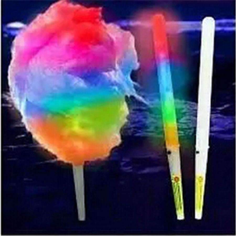 Planet Gates 28*1.75CM New Kid Favor Colorful LED flashing cotton candy stick,light up novelty glow party cheering stick for concert bar