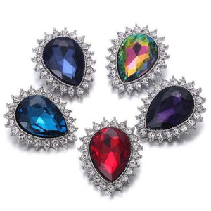 Planet Gates 28 6pcs/lot New Snaps Jewelry High Quality Love Heart  18mm Metal Snap Buttons DIY Charms Button Jewerly