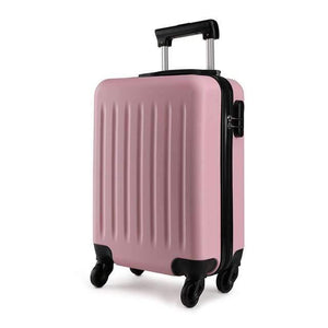 Planet Gates 28 INCH PINK / China Suitcase Rolling Hand Luggage 4 Wheels Spinner Trolley Case Carry on Travel Bag Hardside ABS 19 24 28 Inch Set Black K1872