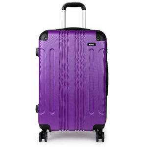 Planet Gates 28 inch purple 1777 / China Suitcase Travel Bags Rolling Hand Luggage Set Carry on Trolley Case 4 Wheels Spinner Hardside ABS 20 24 28 Inch YD1777L