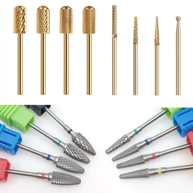 Planet Gates 28 Type Carbide Nail Drill Bits For Electric Drill Manicure Machine Accessory Tungsten Nails Milling Cutter Nail Files Art Tools