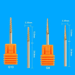 Planet Gates 28 Type Carbide Nail Drill Bits For Electric Drill Manicure Machine Accessory Tungsten Nails Milling Cutter Nail Files Art Tools