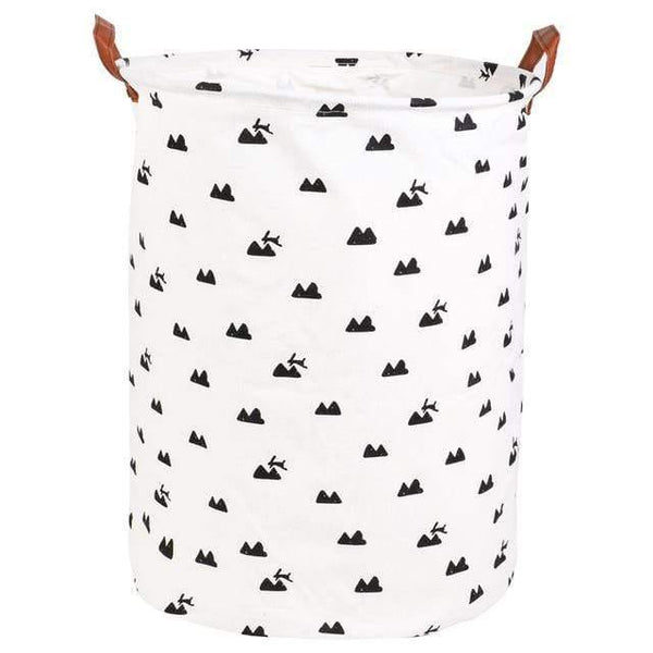 Foldable Closure Laundry Basket Large Capacity Bag Bins Kids Toy Buckets Clothes Organizer Storage Hamper Cotton Linen