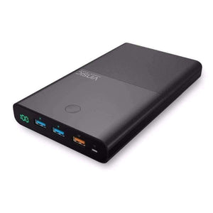 Planet Gates 28000mAh Quick Charge Power Bank 5V/9V/12V Smart QC 3.0 2 USB Ports 18650 Lithium External Battery for iPhone X Xiaomi