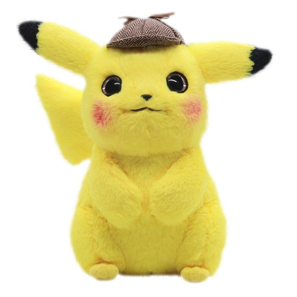 28cm Pikachu Plush Toy Stuffed Toy Detective Pikachu Japan Movie Anime Toys For Children Doll For Kid Baby Birthday Gifts Anime