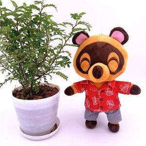 20cm 28cm Animal Crossing Plush Toy Cartoon Raymond Free Give Away 1pcs Amiibo Card Stitches Doll KK Isabelle Plush Toys