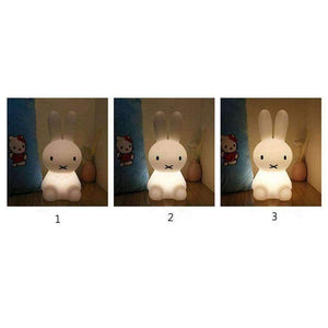 Planet Gates 28cm Miffy Rabbit LED Night Light for Children Baby Bedroom LED Night Lamp Cartoon Decorative Light Children Sleeping Lamp