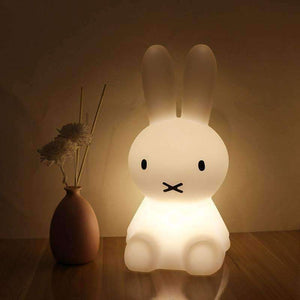 Planet Gates 28cm Miffy Rabbit LED Night Light for Children Baby Bedroom LED Night Lamp Cartoon Decorative Light Children Sleeping Lamp