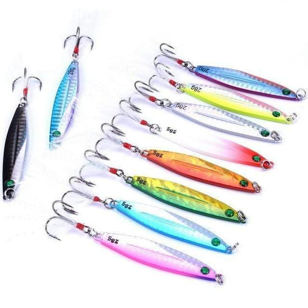Planet Gates 28g FS0646ZH Fishing Spoon Sea Pesca Hard Lure Bait Fishing Tackle AOrace Metal Jigging lures 7g 10g 14g 17g 21g 28g 40g 10PCS