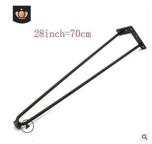 4Pcs 4-28inch Metal Hairpin Table Desk Leg Solid Iron Wire Support Leg For Sofa Cabinet Chairs DIY Handcrafts Furniture Hardware