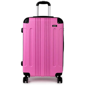 Planet Gates 28inch pink 1777 / China Suitcase Travel Bags Rolling Hand Luggage Set Carry on Trolley Case 4 Wheels Spinner Hardside ABS 20 24 28 Inch YD1777L