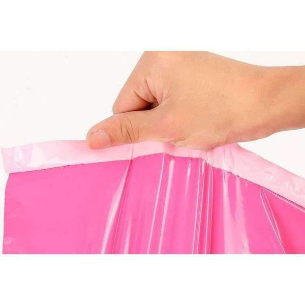 Planet Gates 28x42cm 100pcs Factory Supply New Poly Mailer Pink Heart-shaped Color Poly Mailing Envelope Poly Post Bags Pink Color Mailing Bags