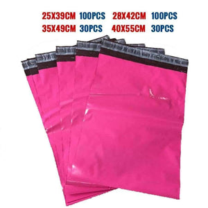 Planet Gates 28x42cm 100pcs Supply Poly mailer Pink color poly mailing envelope pouches poly post bags pink color mailing bags