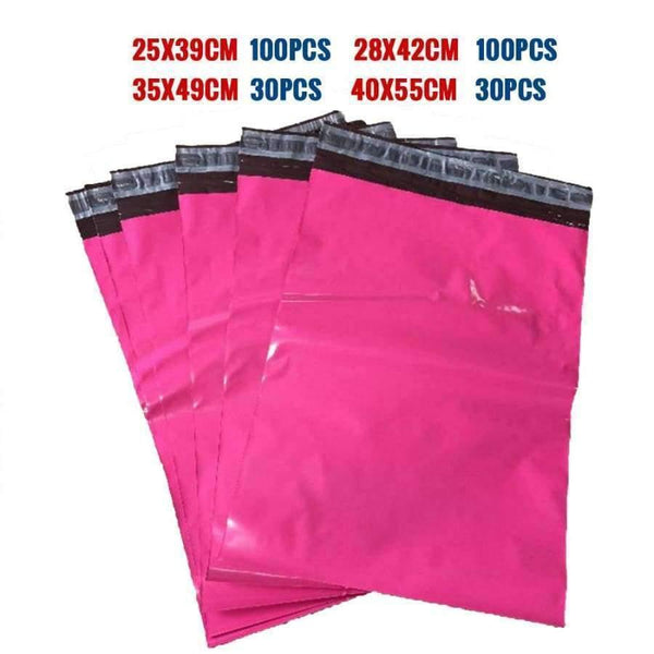 Planet Gates 28x42cm 100pcs Supply Poly mailer Pink color poly mailing envelope pouches poly post bags pink color mailing bags