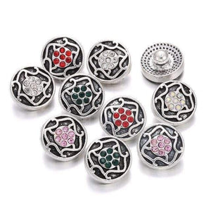 Planet Gates 29 10pcs/lot New Snap Jewelry Tree of Life 12mm Metal Snap Buttons Fit Snap Bracelet Bangles Necklaces