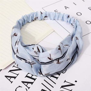Fashion Floral Print Knot Women Headband Vintage Hairband Girls Headwear Leopard Headband  Hair Accessories