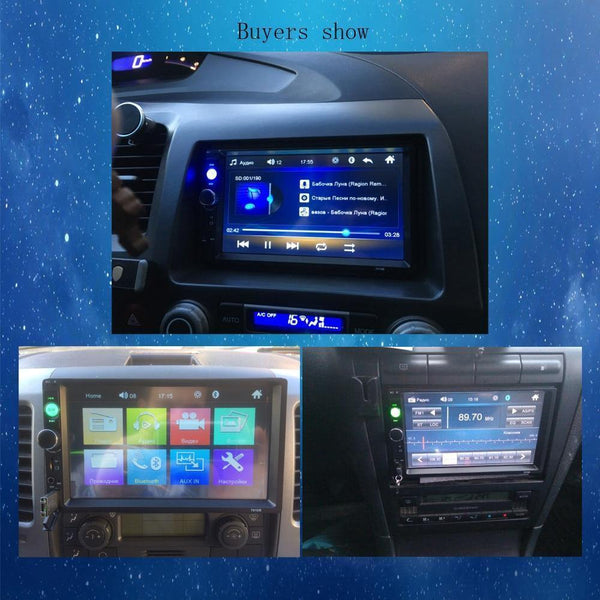 Planet Gates 2din Car Multimedia MP5 Player Audio Stereo 2DIN Car Radio 7" HD Touch Screen Digital Display Bluetooth Autoradio USB FM