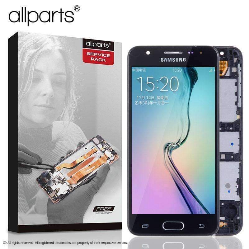 Planet Gates 2GB RAM 5.0'' Original Display for SAMSUNG J5 Prime LCD Touch Screen with Frame for SAMSUNG Galaxy J5 Prime G570F G570 SM-G570F