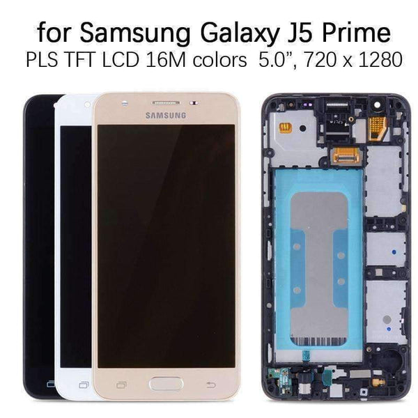 Planet Gates 2GB RAM 5.0'' Original Display for SAMSUNG J5 Prime LCD Touch Screen with Frame for SAMSUNG Galaxy J5 Prime G570F G570 SM-G570F