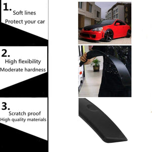 Planet Gates 2inch Universal Car Mud Flaps Mudguard Splash Guards Fender Extra Wide Body Wheel Arches Mudflaps Accessories