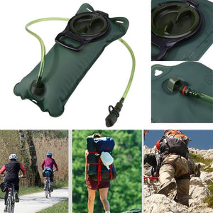 Planet Gates 2L TPU Bicycle Mouth Sports Water Bag Bladder Hydration Camping Hiking Climbing Military Green camelback