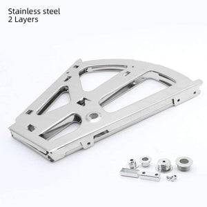 1pair Stainless Steel Furniture Hinge Shoes Drawer Cabinet Hinge Rack Accessories Shoe Cabinet Flip Furniture Hardware